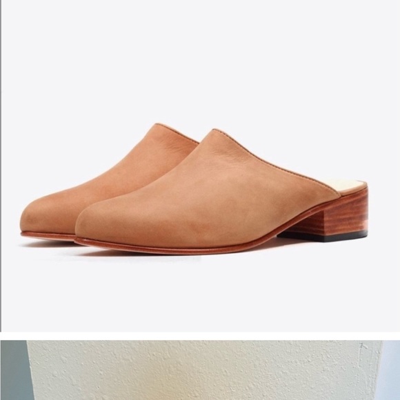 Nisolo Mariella mules, sand color, size 8 - Picture 5 of 6
